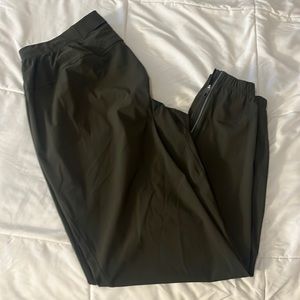 Dark olive lululemon surge joggers size large 29”